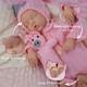 18.11'' Solid Silicone Doll Silicone Reborn Doll Silicone Girl Doll Toys Gifts