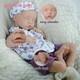 18.11'' Solid Silicone Doll Silicone Reborn Doll Silicone Girl Doll Toys Gifts
