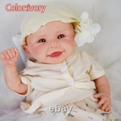 18.11'' solid silicone doll silicone reborn doll silicone girl doll toys gifts