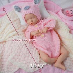 18.11'' solid silicone doll silicone reborn doll silicone girl doll toys gifts