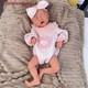 18.1'' Solid Silicone Doll Silicone Reborn Doll Silicone Girl Doll Toys Gifts