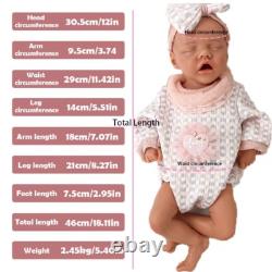 18.1'' solid silicone doll silicone reborn doll silicone girl doll toys gifts