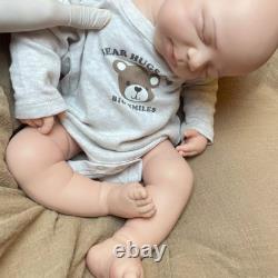 18.31 Real Silicone Reborn Baby Dolls Lifelike Newborn Boy Dolls Gifts 7.3lb