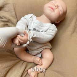 18.31 Real Silicone Reborn Baby Dolls Lifelike Newborn Boy Dolls Gifts 7.3lb