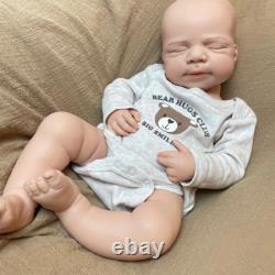 18.31 Real Silicone Reborn Baby Dolls Lifelike Newborn Boy Dolls Gifts 7.3lb