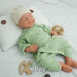 18.31 inch Silicone Reborn Baby Dolls Lifelike Newborn Boy Dolls Wheaten Color 18.31 inch Silicone Reborn Baby Dolls Lifelike Newborn Boy Dolls Wheaten Color