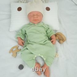 18.31 inch Silicone Reborn Baby Dolls Lifelike Newborn Boy Dolls Wheaten Color