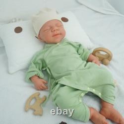 18.31 inch Silicone Reborn Baby Dolls Lifelike Newborn Boy Dolls Wheaten Color