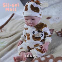 18.5Drink-Wet System 3kg Full Body Soft Silicone Reborn Baby Doll Handmade Doll
