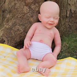 18.5 Handmake Soft Silicone Reborn Baby Dolls Realistic Newborn Girl Best Dolls