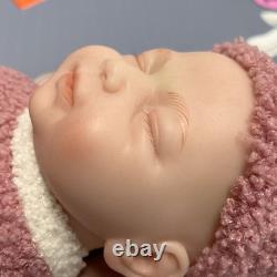 18.5 Reborn Baby Dolls Girl Handmade Real Life full Silicone Newborn Doll Gift