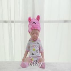 18.5 Reborn Baby Dolls Girl Handmade Real Life full Silicone Newborn Doll Gift