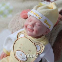 18.5 Reborn Baby Dolls Platinum Silicone Baby Boy Dolls with Drink-Wet System