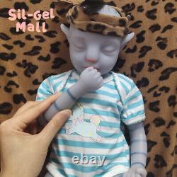 18.5 Rooted Hair Handmake Silicone Avatar Dolls Reborn Baby Dolls Newborn Boy
