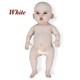 18.5 In Full Silicone Newborn Baby Doll Soft Silicone Baby Lifelike Reborn Doll