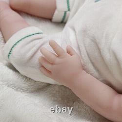 18.5 in Full Soft Platinum Silicone Baby Dolls Handmade Newborn Baby BOY Doll