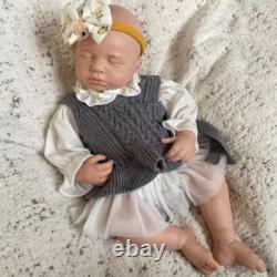 18.5'' solid silicone doll silicone reborn doll silicone girl doll toys gifts