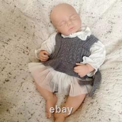 18.5'' solid silicone doll silicone reborn doll silicone girl doll toys gifts