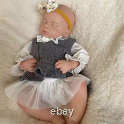 18.5'' solid silicone doll silicone reborn doll silicone girl doll toys gifts