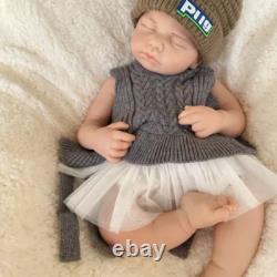 18.5'' solid silicone doll silicone reborn doll silicone girl doll toys gifts