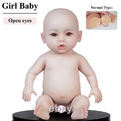 18.5in Reborn Baby Dolls Full Body Silicone Baby Newborn Baby Doll Gifts For Kid