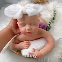 18.5in silicone doll silicone reborn doll handmade whshable toys gift craft baby
