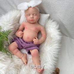 18.5in silicone doll silicone reborn doll handmade whshable toys gift craft baby