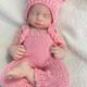 18.9 Painted Reborn Doll Floppy Asleep Full Silicone Newborn Baby Doll Toy Gift
