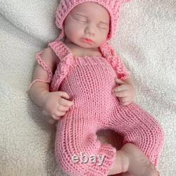 18.9 Painted Reborn Doll Floppy Asleep Full Silicone Newborn Baby Doll Toy Gift