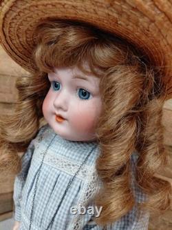 18 Armand Marseille. 390 A 2 M Perfect Bisque, Compo Body, Adorable Dress
