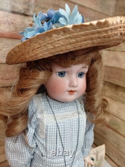 18 Armand Marseille. 390 A 2 M Perfect Bisque, Compo Body, Adorable Dress