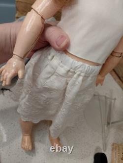 18 Armand Marseille. 390 A 2 M Perfect Bisque, Compo Body, Adorable Dress