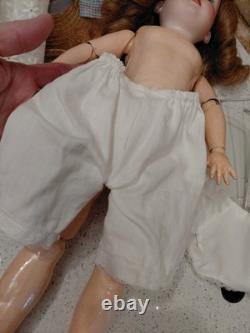18 Armand Marseille. 390 A 2 M Perfect Bisque, Compo Body, Adorable Dress