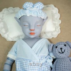 18'' Avatar Newborn Full Soft Platinum Silicone Reborn Baby Dolls Girl Dolls Toy