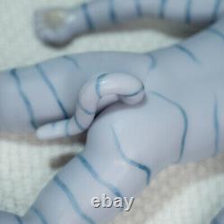 18'' Avatar Newborn Full Soft Platinum Silicone Reborn Baby Dolls Girl Dolls Toy