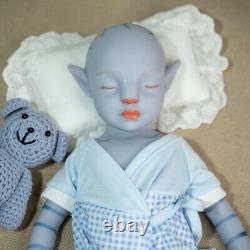 18'' Avatar Newborn Full Soft Platinum Silicone Reborn Baby Dolls Girl Dolls Toy