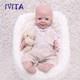 18''cute Infant Full Body Silicone Real Touch Boy Doll Lifelike Pretty Baby
