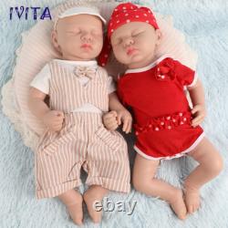 18 Handmade Sleeping Baby Boy or Girl Lifelike Full Silicone Reborn Doll Infant