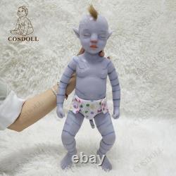18 Realistic Reborn Baby Boy Doll Full Platinum Silicone Sweet Kids Toy Gift