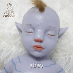 18 Realistic Reborn Baby Boy Doll Full Platinum Silicone Sweet Kids Toy Gift