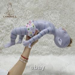 18 Realistic Reborn Baby Boy Doll Full Platinum Silicone Sweet Kids Toy Gift