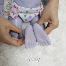 18 Realistic Reborn Baby Boy Doll Full Platinum Silicone Sweet Kids Toy Gift