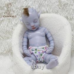 18 Realistic Reborn Baby Boy Doll Full Platinum Silicone Sweet Kids Toy Gift