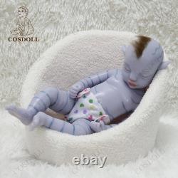 18 Realistic Reborn Baby Boy Doll Full Platinum Silicone Sweet Kids Toy Gift
