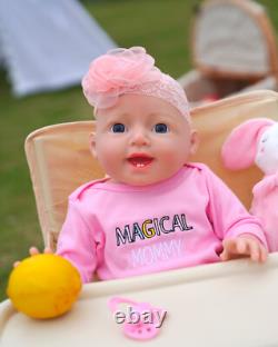 18'' Realistic Silicone Reborn Doll Comfort Baby for Dementia Alzheimer Seniors