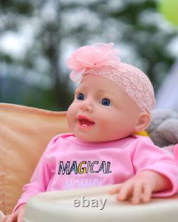 18'' Realistic Silicone Reborn Doll Comfort Baby for Dementia Alzheimer Seniors