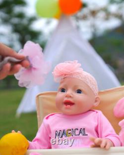 18'' Realistic Silicone Reborn Doll Comfort Baby for Dementia Alzheimer Seniors