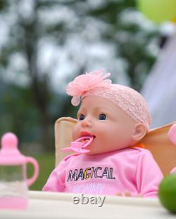 18'' Realistic Silicone Reborn Doll Comfort Baby for Dementia Alzheimer Seniors