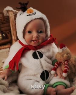 18'' Realistic Silicone Reborn Doll Comfort Baby for Dementia Alzheimer Seniors