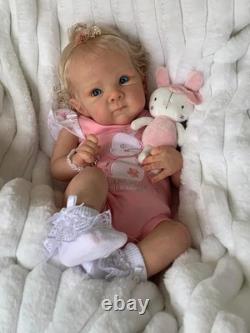 18in Bettie Reborn Baby Doll Full Body Newborn Lifelike Cuddly Hand Root Hair